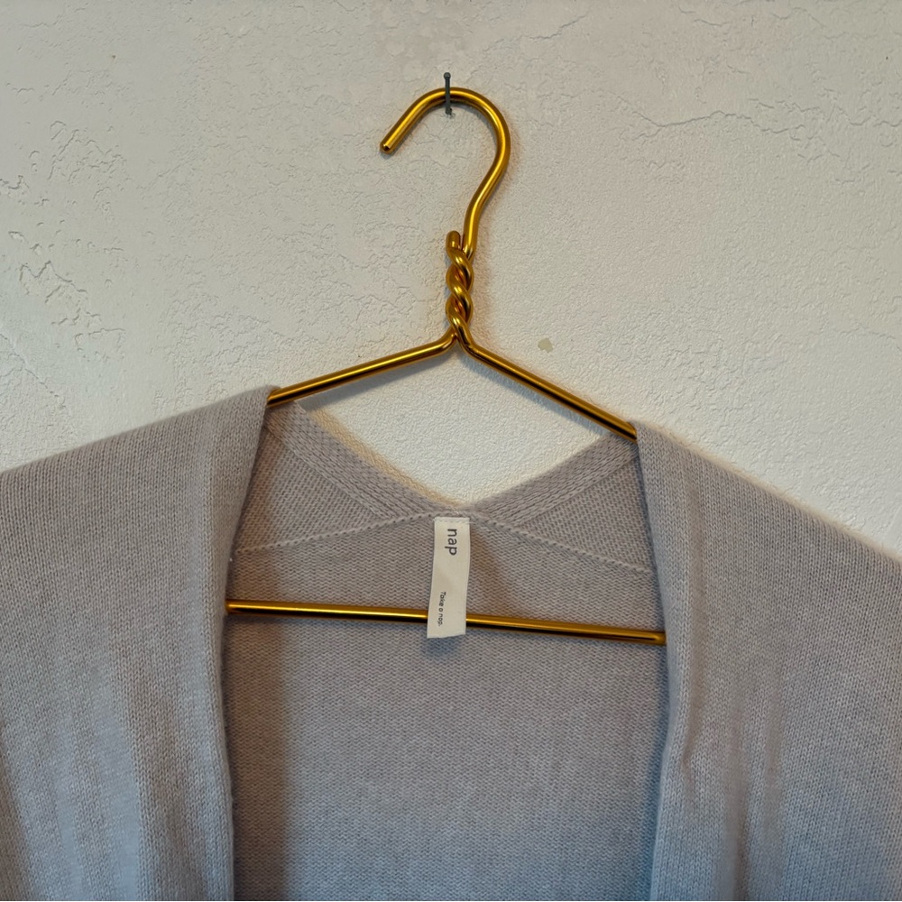 nap brand grey lounge cardigan 100% wool